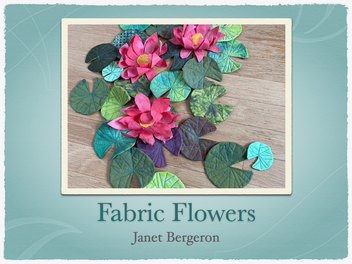 Fabric flowers image