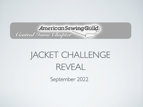 Jacket Challenge September 22